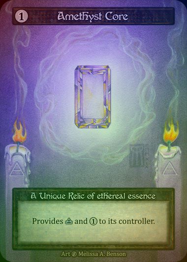 【FOIL】[Artifact] Amethyst Core [beta-Unique]